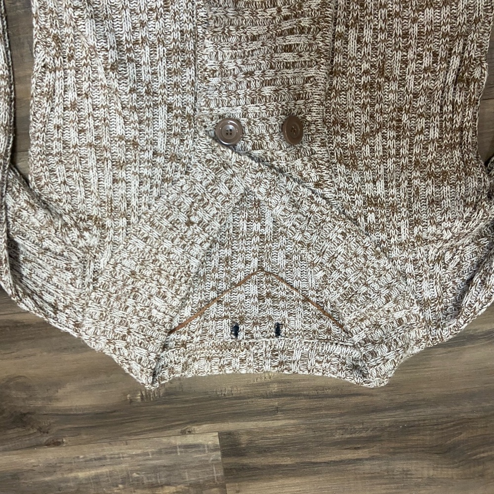 Chunky Knit Light Brown Sweater - Picture 5 of 7